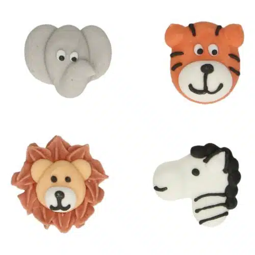 Funcakes suikerdecoratie safari dieren set/12 - afbeelding 2