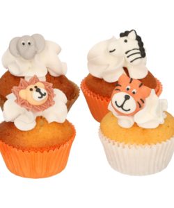 Funcakes suikerdecoratie safari dieren set/12 bij cake, bake & love 10