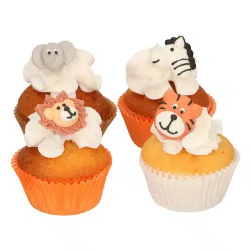Funcakes suikerdecoratie safari dieren set/12 - afbeelding 3