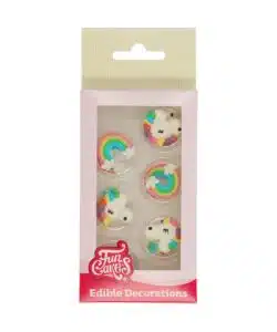 FunCakes Suikerdecoratie Eenhoorn & Regenboog Set/12