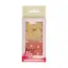 Funcakes marsepein decoratie margriet wit/roze set/12 bij cake, bake & love 1