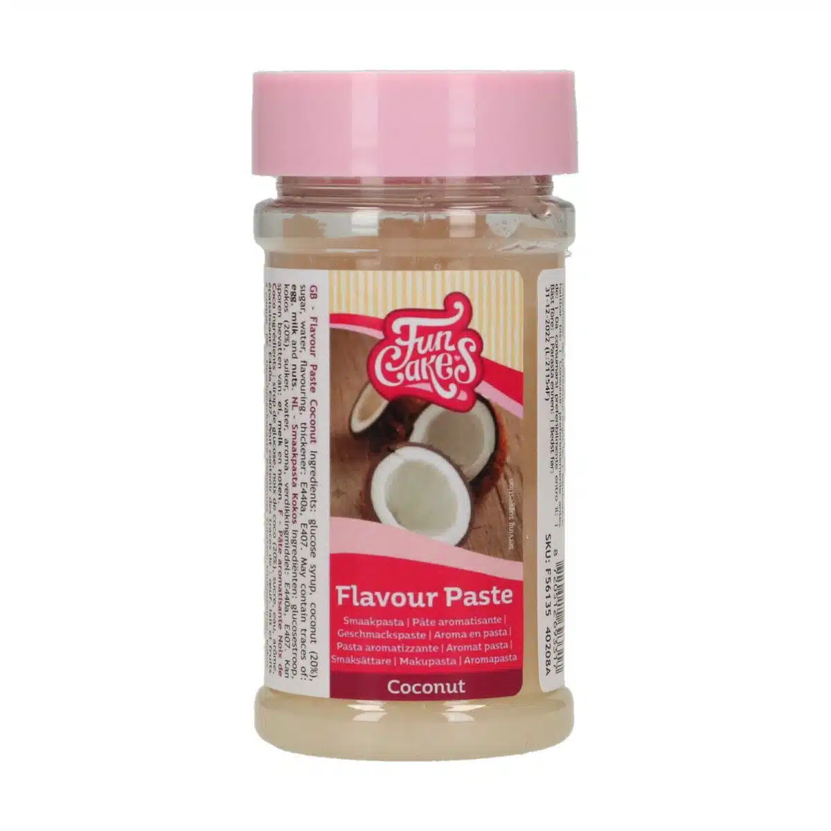 Funcakes smaakpasta kokos 100 g bij cake, bake & love 5 Funcakes smaakpasta kokos 100 g