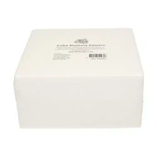 Funcakes taart dummy vierkant 20x20x10 cm