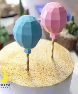 Alternative view of Chocolade mal Geometrische Ballon