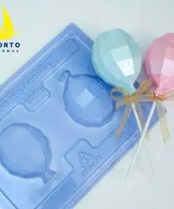 Chocolade mal Geometrische Ballon