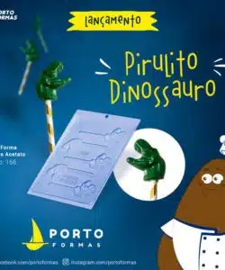 Alternative view of Chocolade mal Dino Lolly