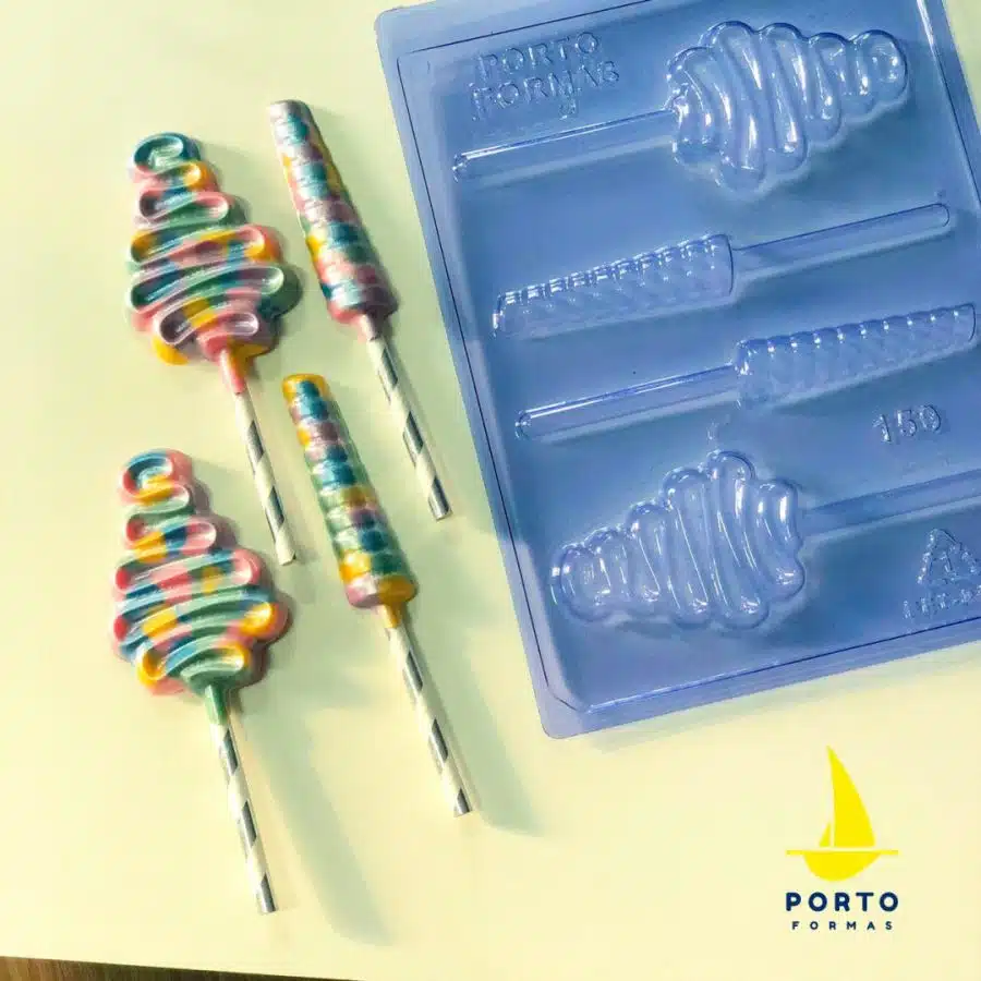 Chocolade mal swirl kerstboom lolly bij cake, bake & love 7 Chocolade mal swirl kerstboom lolly - afbeelding 3