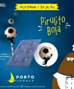 Alternative view of Chocolade mal Voetbal Lolly