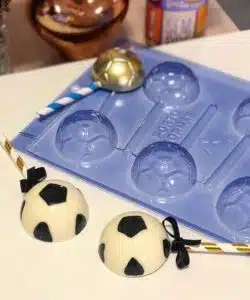 Chocolade mal Voetbal Lolly