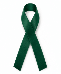 Lint per meter 1,5 cm breed - Donker Groen