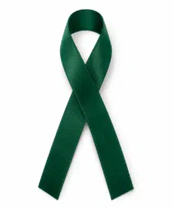 Lint per meter 1,5 cm breed - Donker Groen