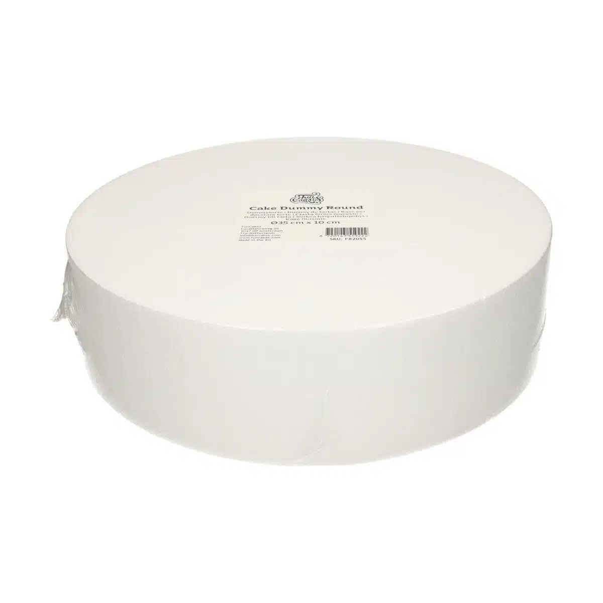 Funcakes taart dummy rond 35 cm - 10 cm hoog bij cake, bake & love 5 Funcakes taart dummy rond 35 cm - 10 cm hoog
