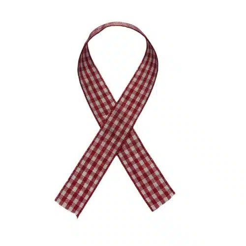 Lint per meter 1,5 cm breed - ruit rood
