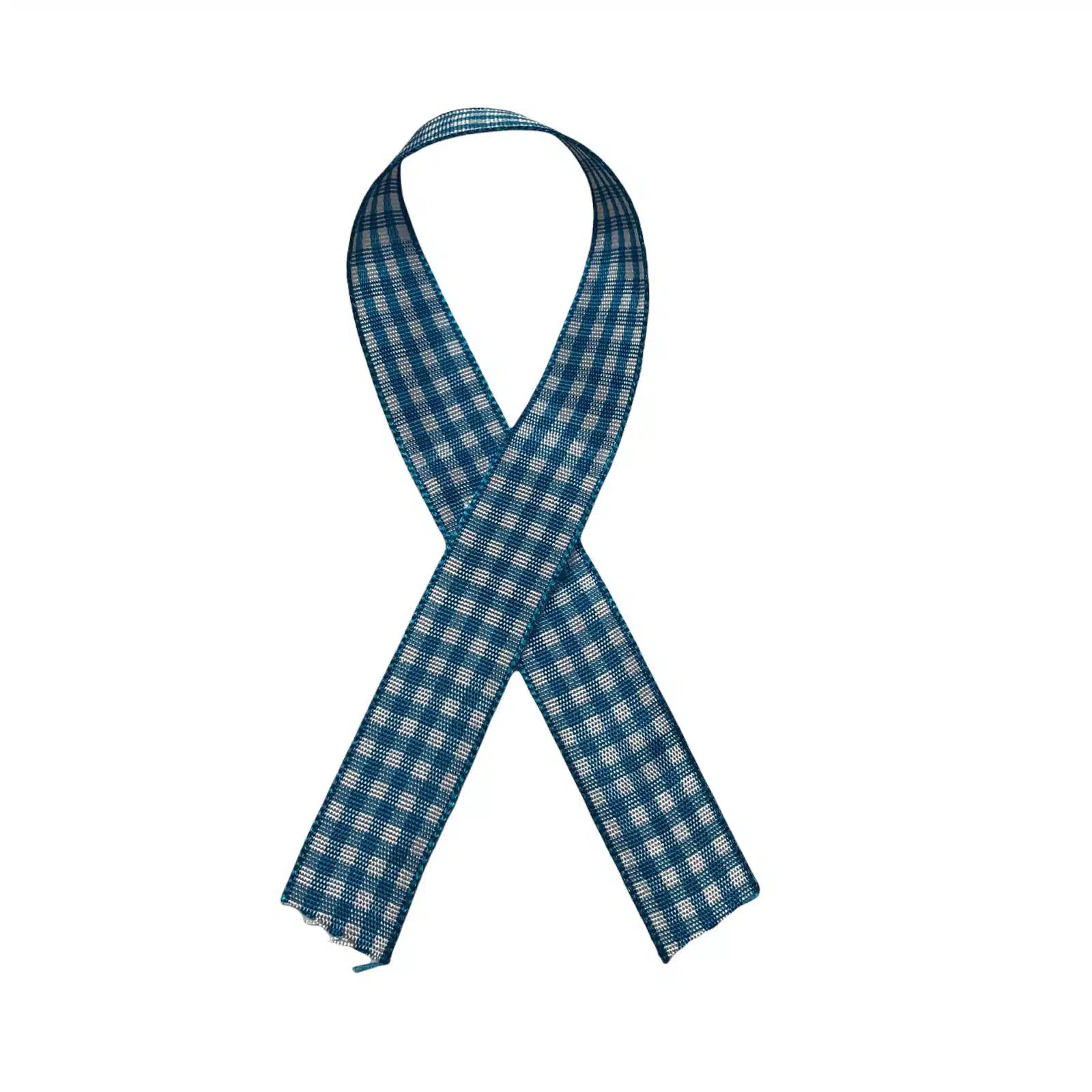 Lint per meter 1,5 cm breed - ruit blauw bij cake, bake & love 5 Lint per meter 1,5 cm breed - ruit blauw