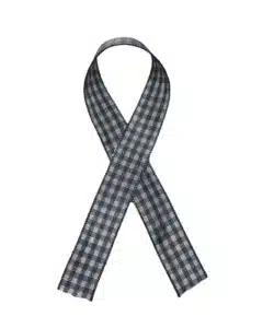 Lint per meter 1,5 cm breed - Ruit Licht grijs