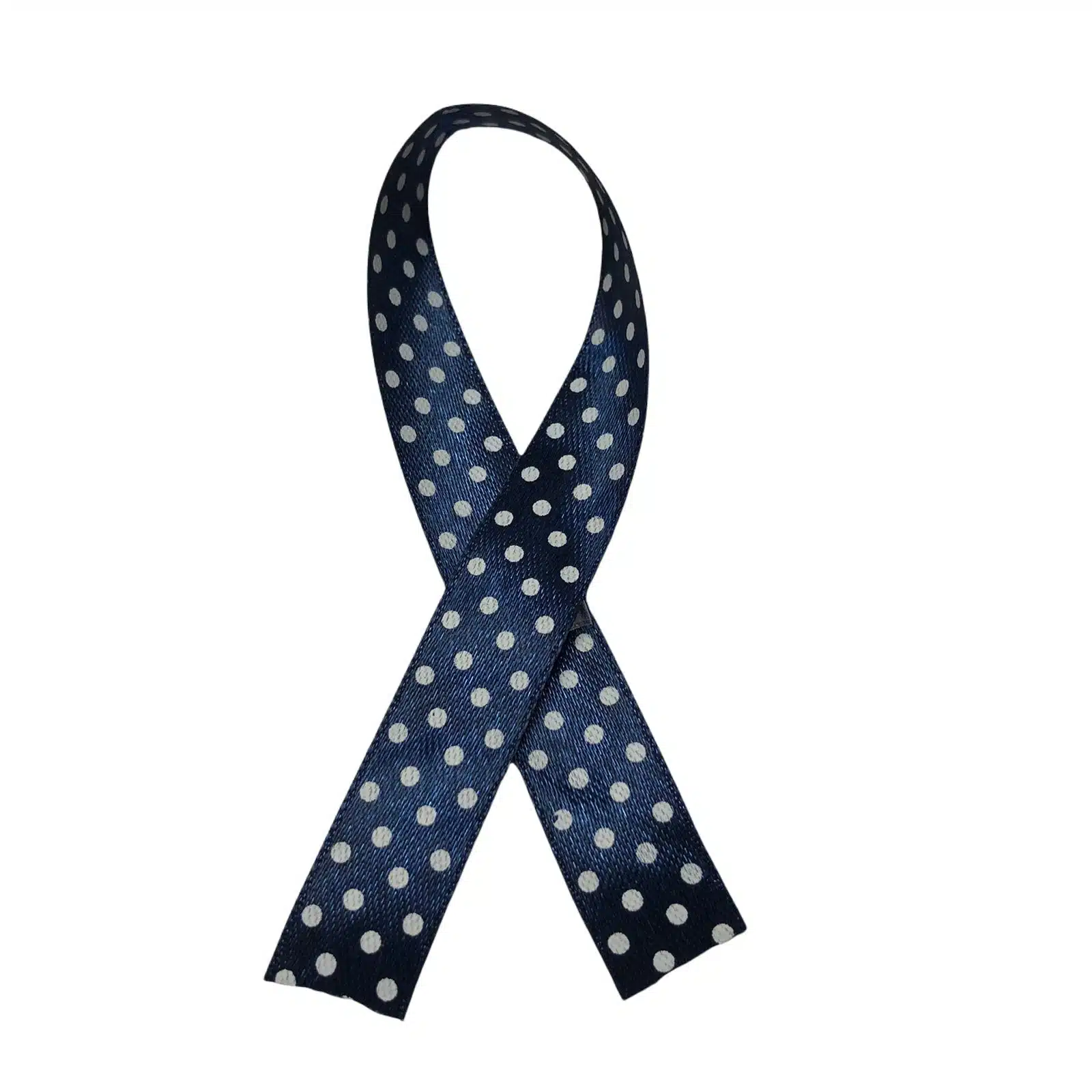 Lint per meter 1,5 cm breed - stip marine blauw bij cake, bake & love 5 Lint per meter 1,5 cm breed - stip marine blauw