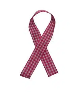 Lint per meter 1,5 cm breed - Ruit Donker Roze