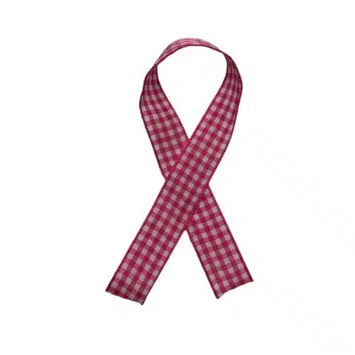 Lint per meter 1,5 cm breed - ruit donker roze