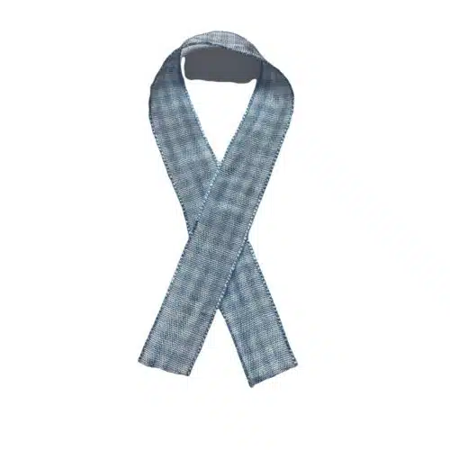 Lint per meter 1,5 cm breed - ruit licht blauw