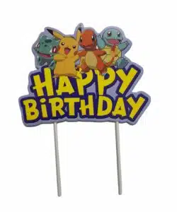 Pokemon Happy Birthday Topper