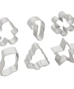 Wilton mini koekje uitsteker set guirlande mini set/6 bij cake, bake & love 10
