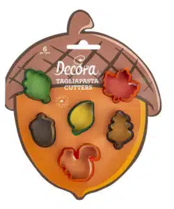Koekjesuitsteker set Mini Herfst 6 stuks