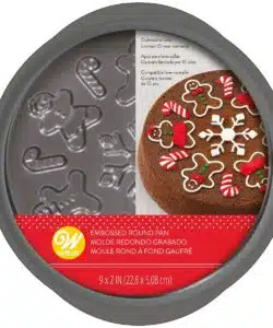 Wilton Embossed Round Pan Gingerbread Ø22,8cm