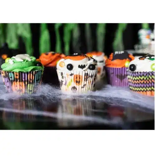 Baked with love baking cups trick or treat halloween pk/100 - afbeelding 2