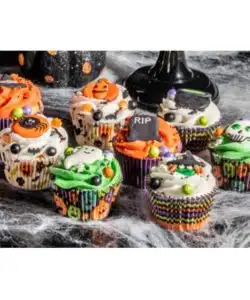 Baked with love baking cups trick or treat halloween pk/100 bij cake, bake & love 10