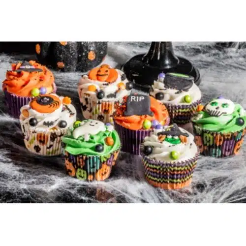 Baked with love baking cups trick or treat halloween pk/100 - afbeelding 3