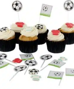 Alternative view of Baked with Love suikerdecoratie Voetbal & Shirt pk/12