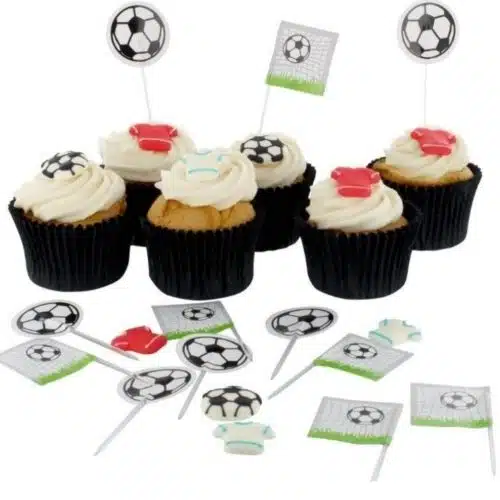 Baked with love suikerdecoratie voetbal & shirt pk/12 - afbeelding 2