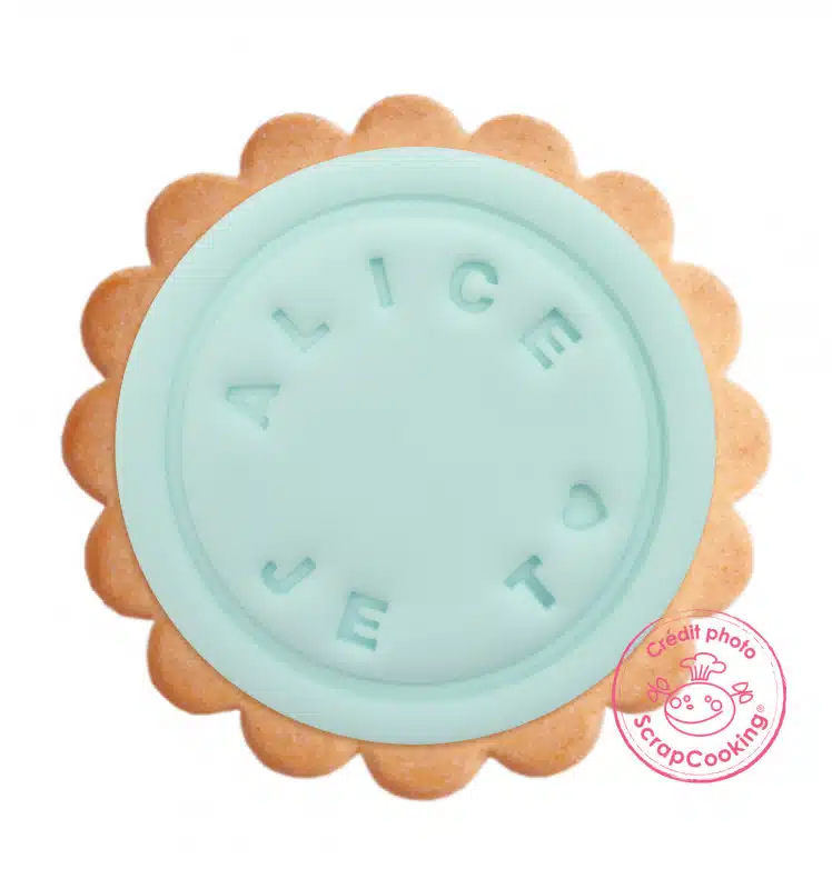 Scrapcooking tekst stempel bij cake, bake & love 6 Scrapcooking tekst stempel - afbeelding 2