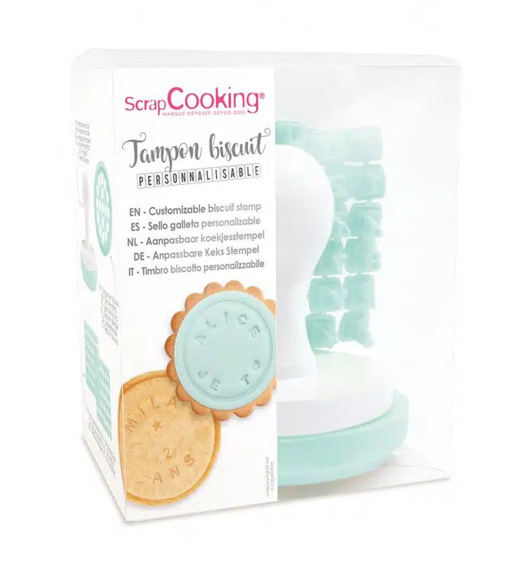 Scrapcooking tekst stempel bij cake, bake & love 5 Scrapcooking tekst stempel