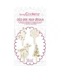 ScrapCooking Cake Toppers Woodland Set/4