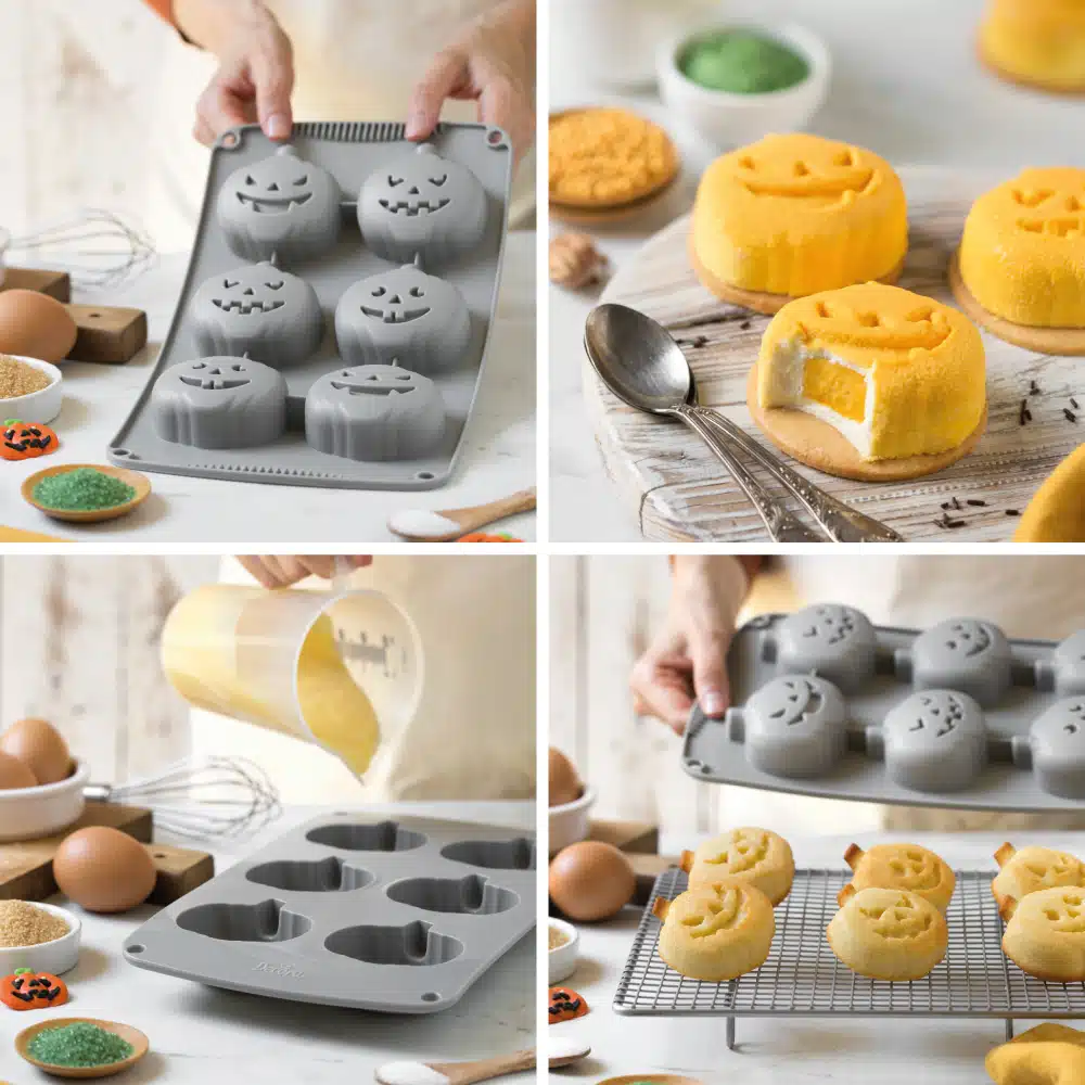 Decora siliconen mal pompoen bij cake, bake & love 6 Decora siliconen mal pompoen - afbeelding 2