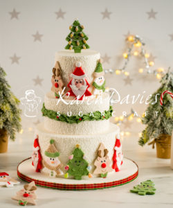 Karen davies mould – christmas tree characters bij cake, bake & love 11