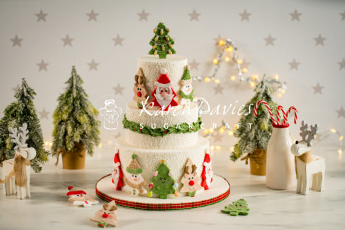 Karen davies mould – christmas tree characters bij cake, bake & love 7