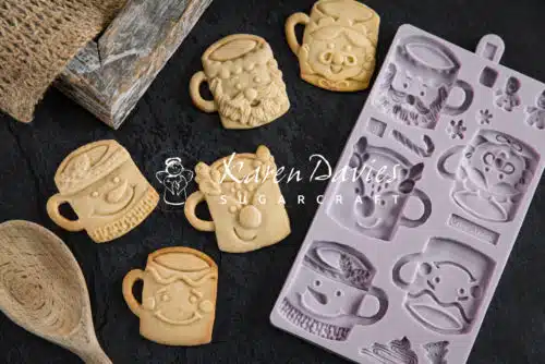 Karen davies mould – festive mugs