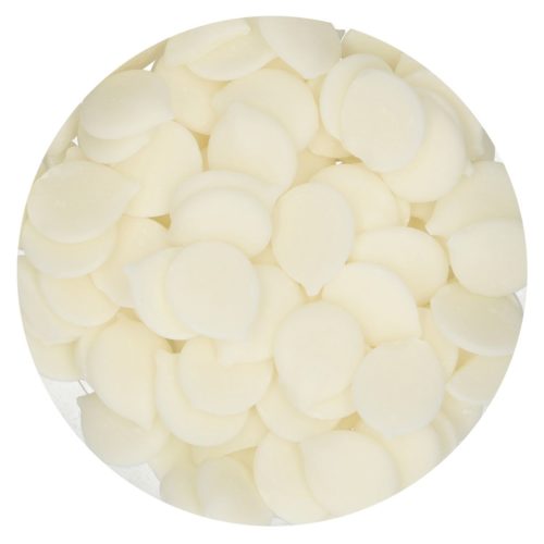 Funcakes deco melts -snow white- 250g - afbeelding 3