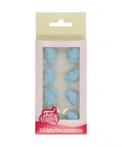 FunCakes Suikerdecoratie Baby Voetjes Blauw Set/16