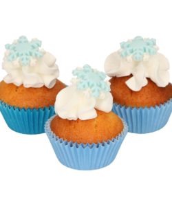 Funcakes fondant decoratie sneeuwvlokken set/12 bij cake, bake & love 10