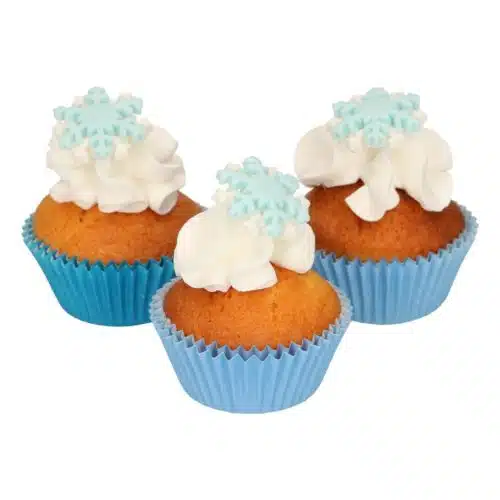 Funcakes fondant decoratie sneeuwvlokken set/12 - afbeelding 3