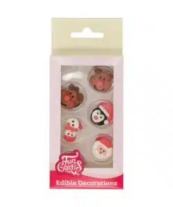FunCakes Suikerdecoratie Kerstmis Set/12