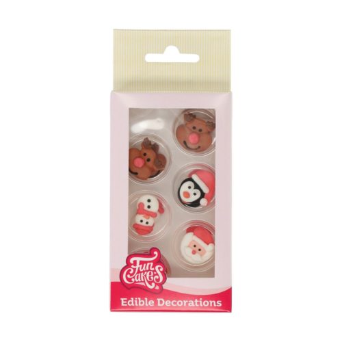 Funcakes suikerdecoratie kerstmis set/12 bij cake, bake & love 5