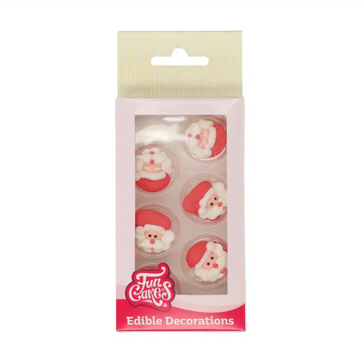 Funcakes suikerdecoratie kerstman set/12 bij cake, bake & love 5 Funcakes suikerdecoratie kerstman set/12