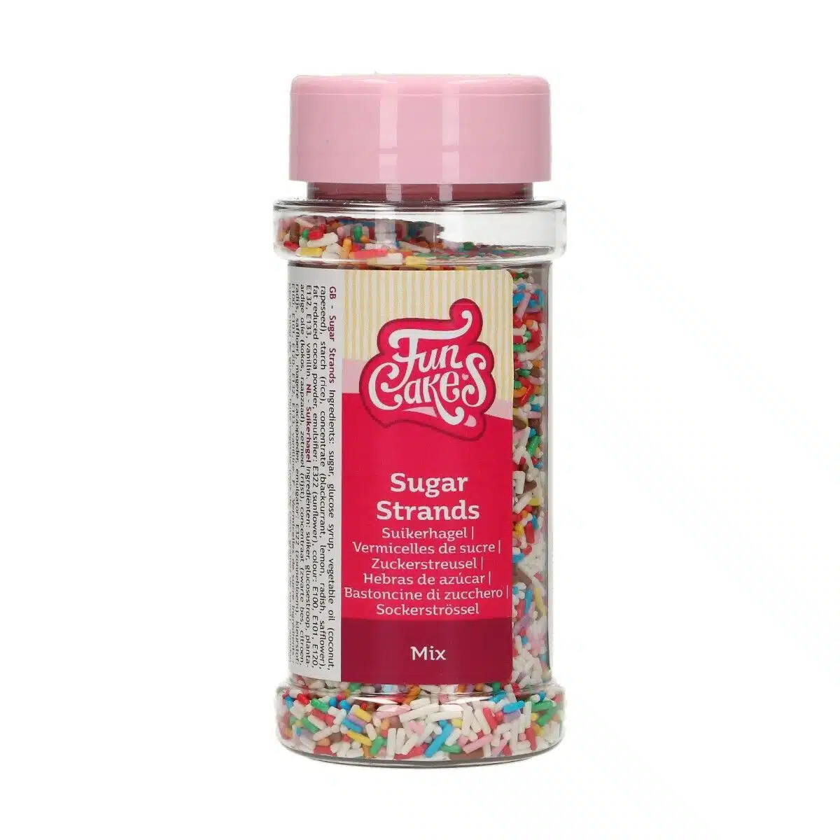 Funcakes sugar strands mix 80 g bij cake, bake & love 5 Funcakes sugar strands mix 80 g