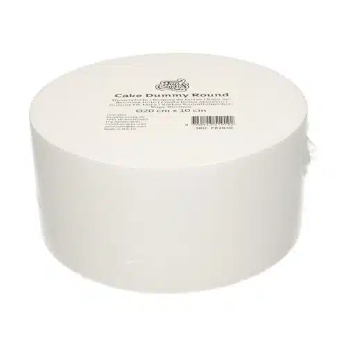 Funcakes taart dummy rond 20 cm - 10 cm hoog