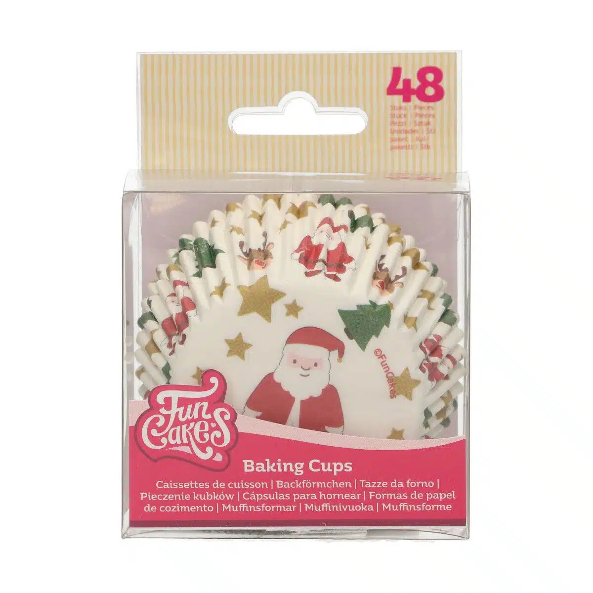 Funcakes baking cups christmas pk/48 bij cake, bake & love 5 Funcakes baking cups christmas pk/48
