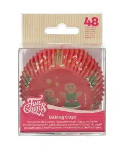 FunCakes Baking Cups Gingerbread pk/48